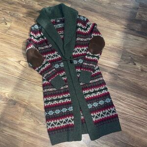 RRL Alpaca-Wool Fair Isle Cardigan